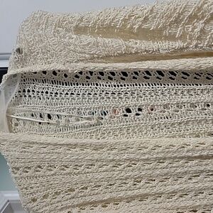 Kimono from American Eagle. Cream color. Very cute for layering.